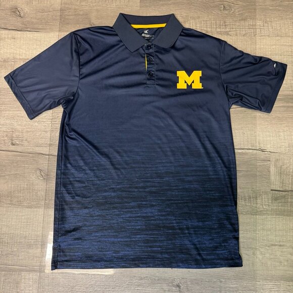 Colosseum - Michigan Wolverines Marshall Medium Polo Navy - Picture 2 of 3